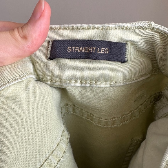 Jag Jeans Light Green Straight Leg Jeans, Size 8, Women’s Colored Pants - Picture 15 of 16